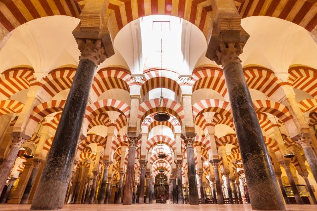 columnas de la mezquita catedral