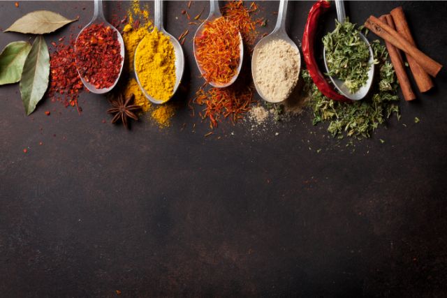 especias en la cocina andalusí